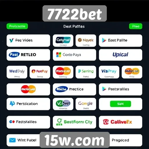 As opções de pagamento em 7722bet