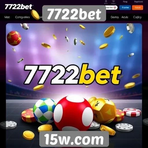 Variedade de jogos disponíveis no 7722bet